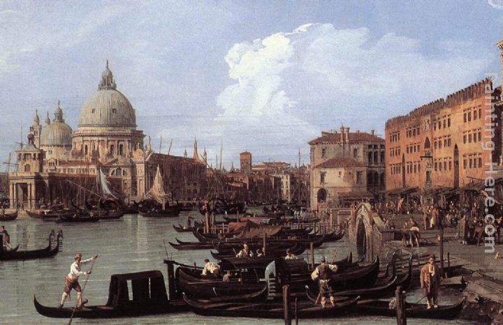 The Molo Looking West (detail) painting - Canaletto The Molo Looking West (detail) art painting